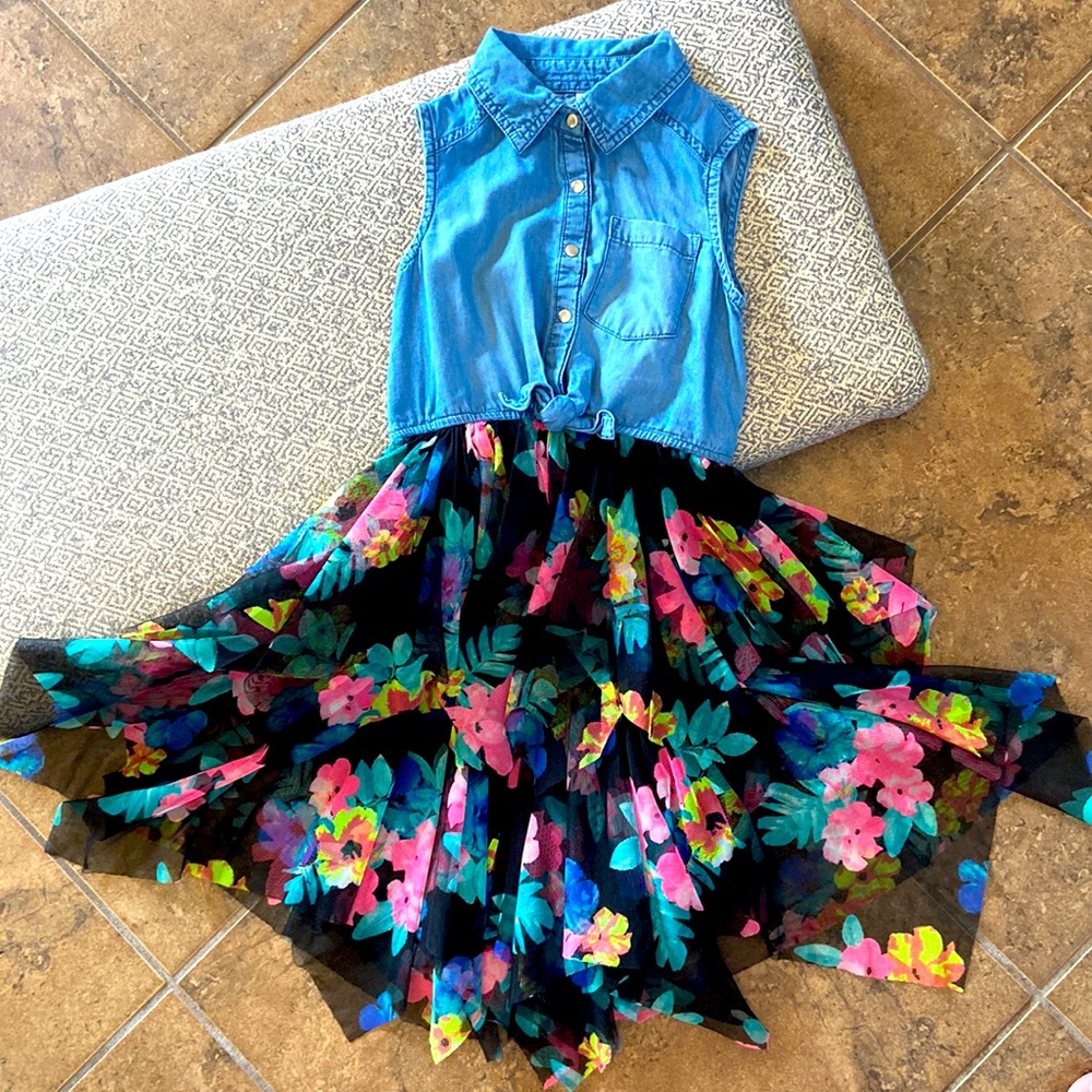 Justice Dress - girls size 6/7